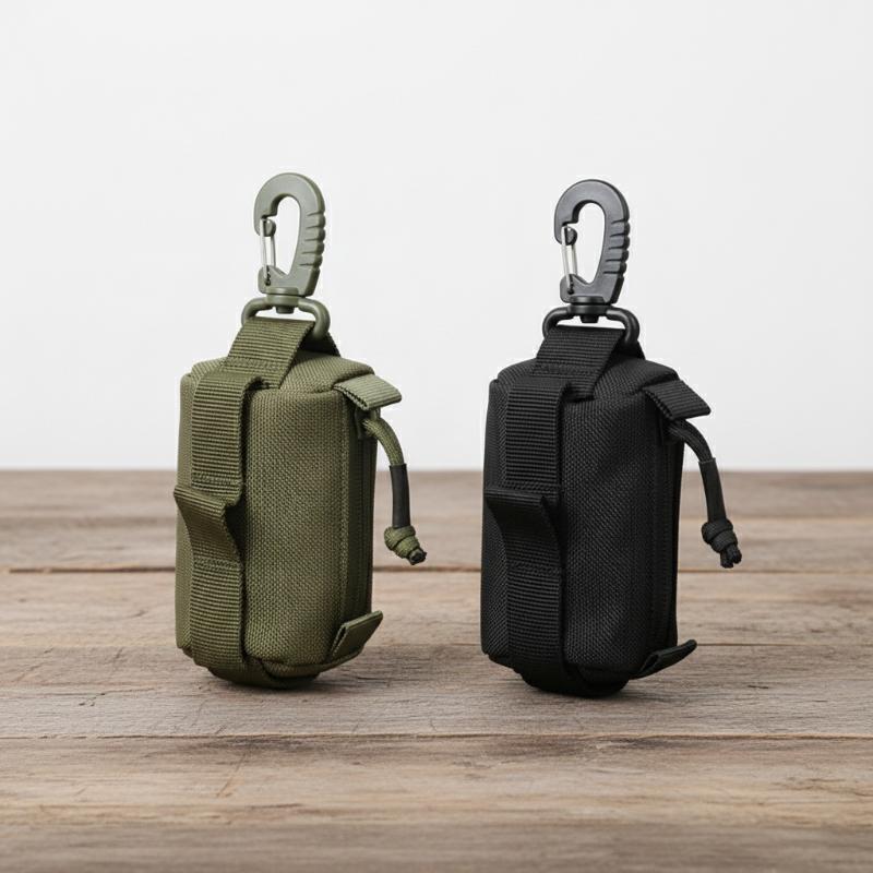 Edc Able Carry - アウトドア EDC ポーチ、ジッパーキーカードホルダー、小さなツールバッグ、ハンティングやキャンプ用のポータブルウエストウォレット