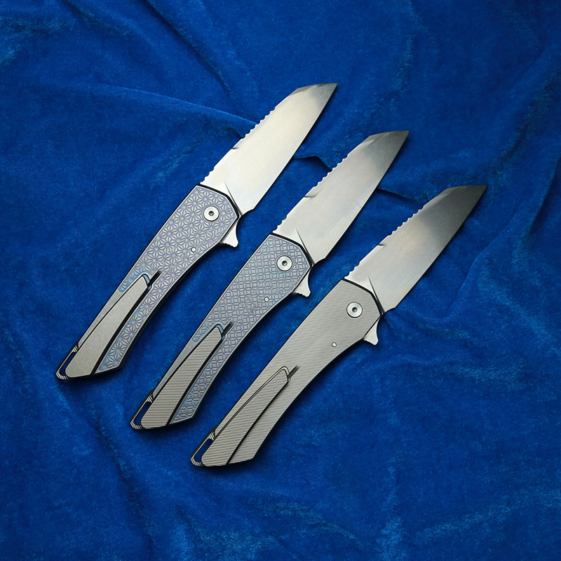 Pocket Knife Ceramic - 2026 LEMIFSHE モハベチタンハンドルセラミックベアリングキッチンポケットEDCツールハンティングハイキングキャンプ154CMアウトドア折りたたみナイフ