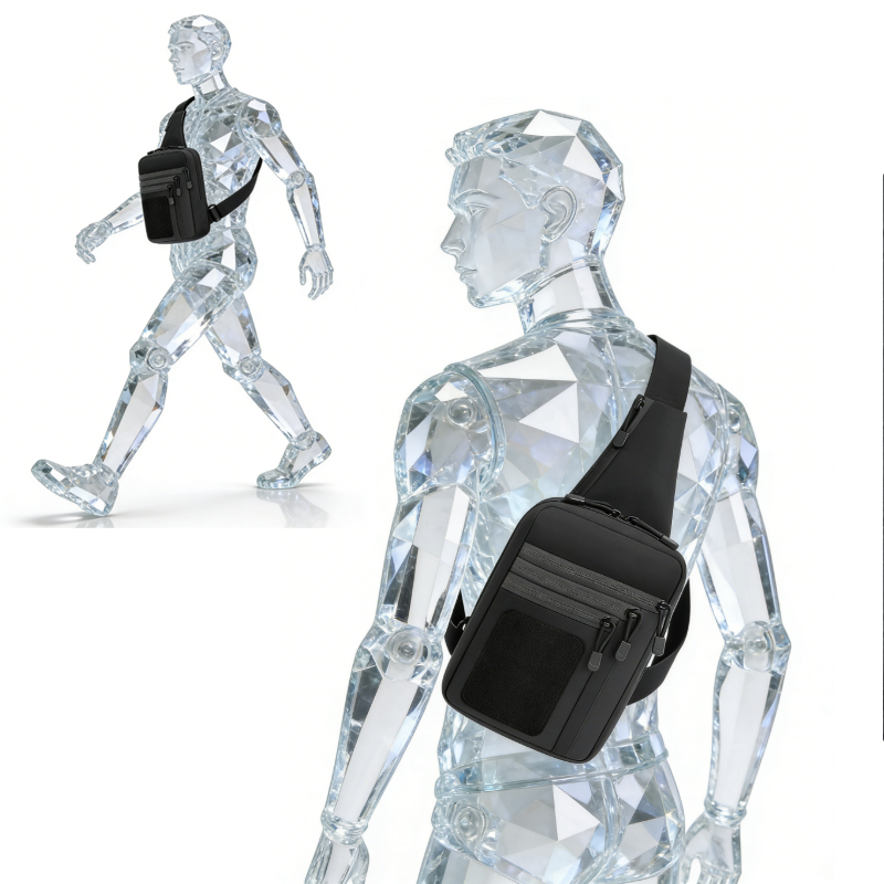 Edc Concealed Carry Holster - 戦術的なピストルガンバッグ隠しキャリーガンホルスターハンドガン収納チェストバッグEDCツールバッグピストルガンショルダースリングバッグ