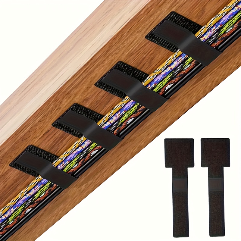 Gear Tie Reusable - 自己粘着ケーブルタイ ワイヤーオーガナイザーストラップ 再利用可能なフックとループの固定テープ コード管理用 PC TV