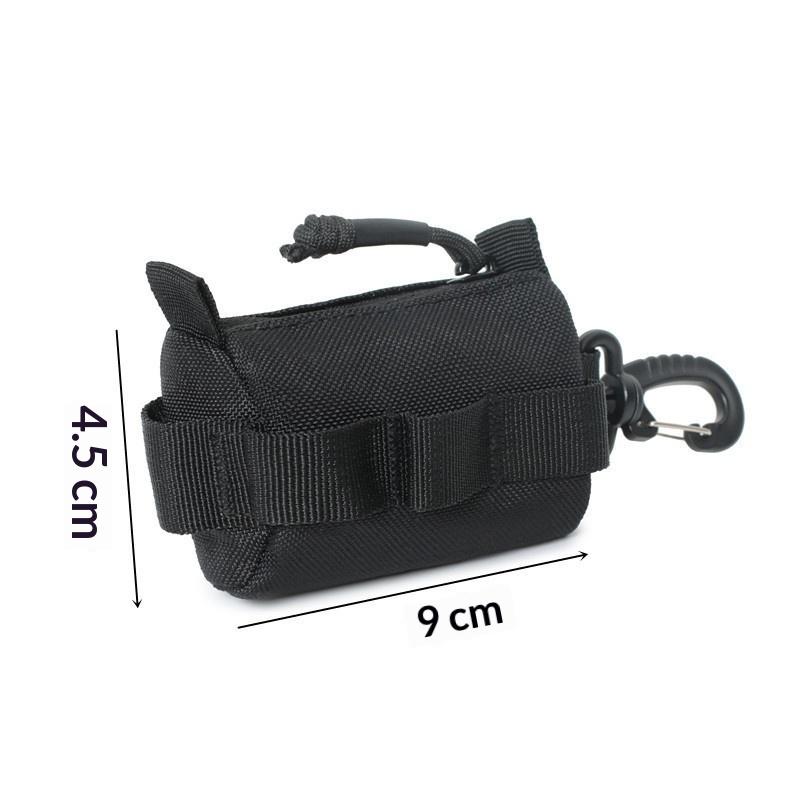 Edc Able Carry - 屋外用バックルバッグ EDCポーチ ジッパー付きキーカードホルダー 小物入れバッグ ポータブルウォレットポーチ アウトドアハンティングウエストバッグ