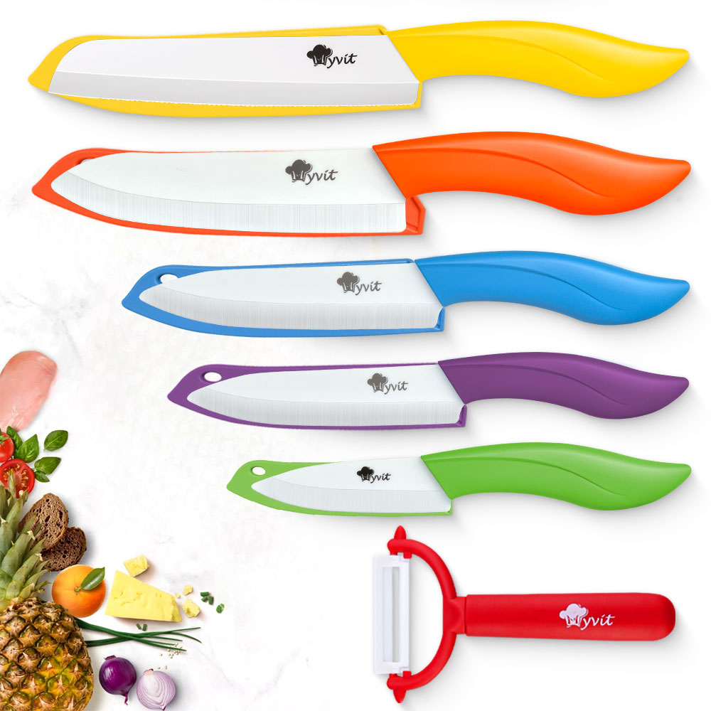 Pocket Knife Ceramic - セラミックナイフセット キッチンナイフ 3インチ 4インチ 5インチ 6インチ