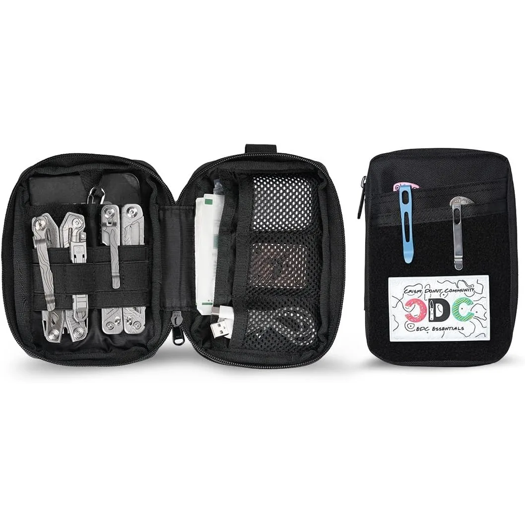Edc Able Carry - VIPERADE VE32 EDC ポーチ、パッチエリア付きポケットオーガナイザー、日常使用のためのモールユーティリティポーチ