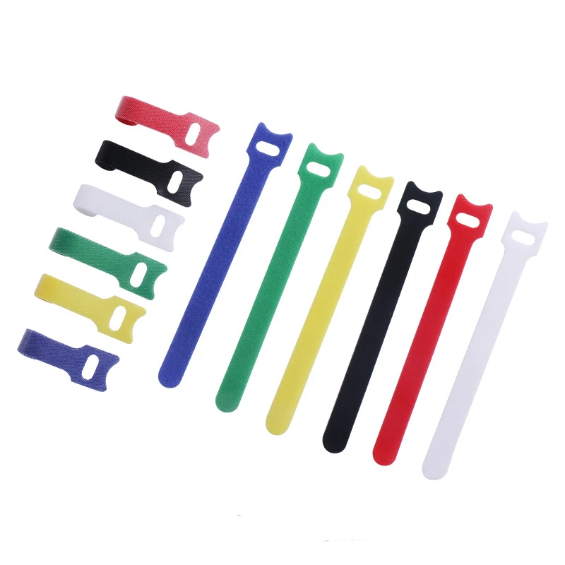 50個 再利用可能なフックとループのケーブルタイ 固定ストラ - Gear Tie Reusable のレビューと価格