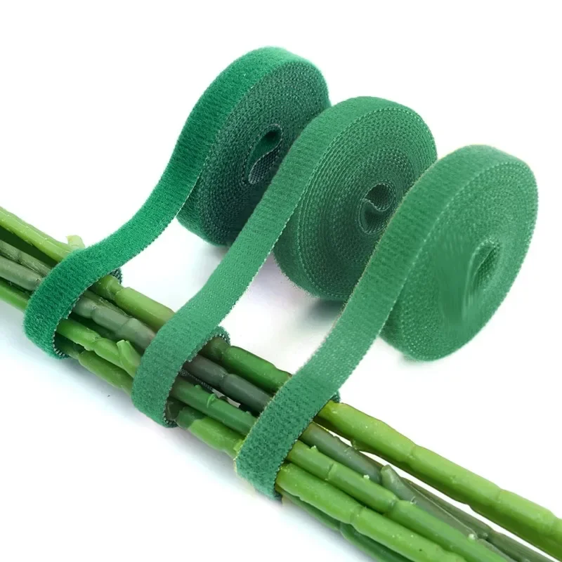 自己粘着植物ナイロンケーブルタイグリーン調整可能な植物フック - Gear Tie Reusable のレビューと価格