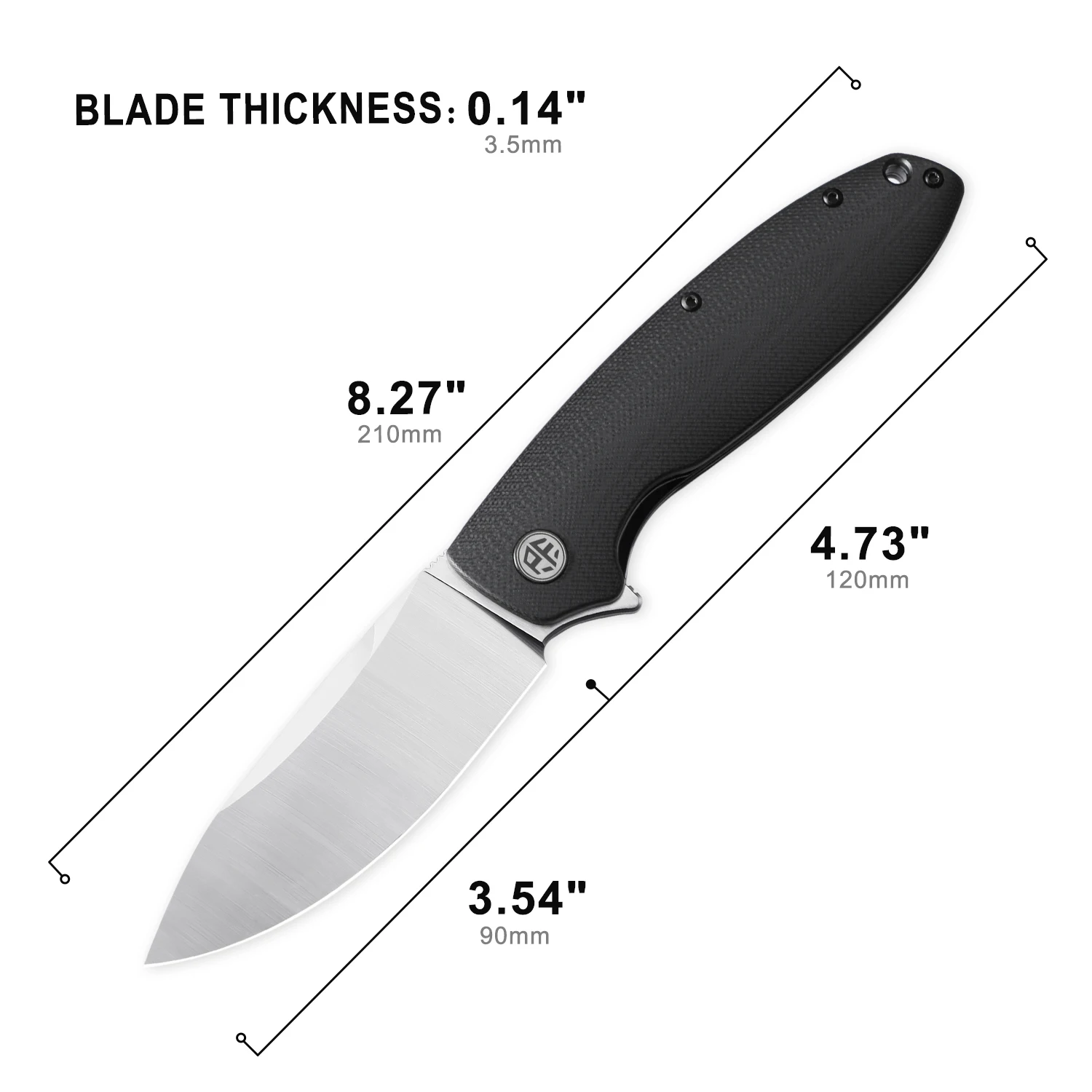 珪化魚 PFB01 折りたたみナイフ D2 鋼 G10 ハン - Pocket Knife Ceramic のレビューと価格