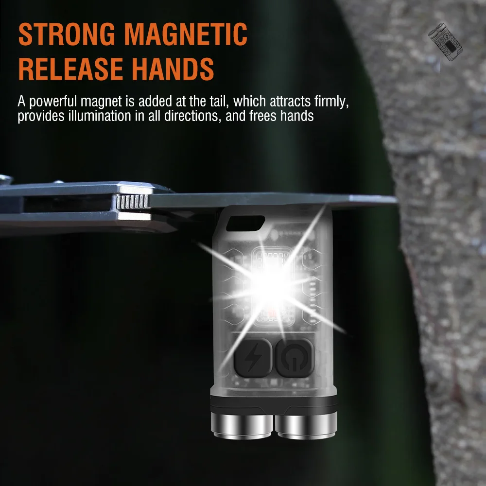 BORUiT V3 LED キーホルダー ポータブル 900 - Keychain Flashlight のレビューと価格