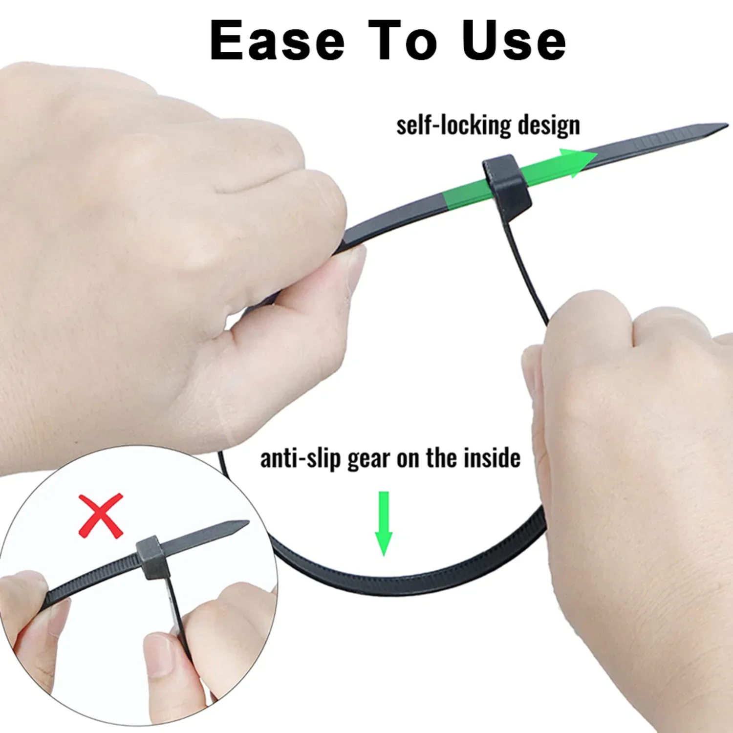 ナイロンケーブルタイ 再利用可能なセルフロックコードタイ ス - Gear Tie Reusable のレビューと価格