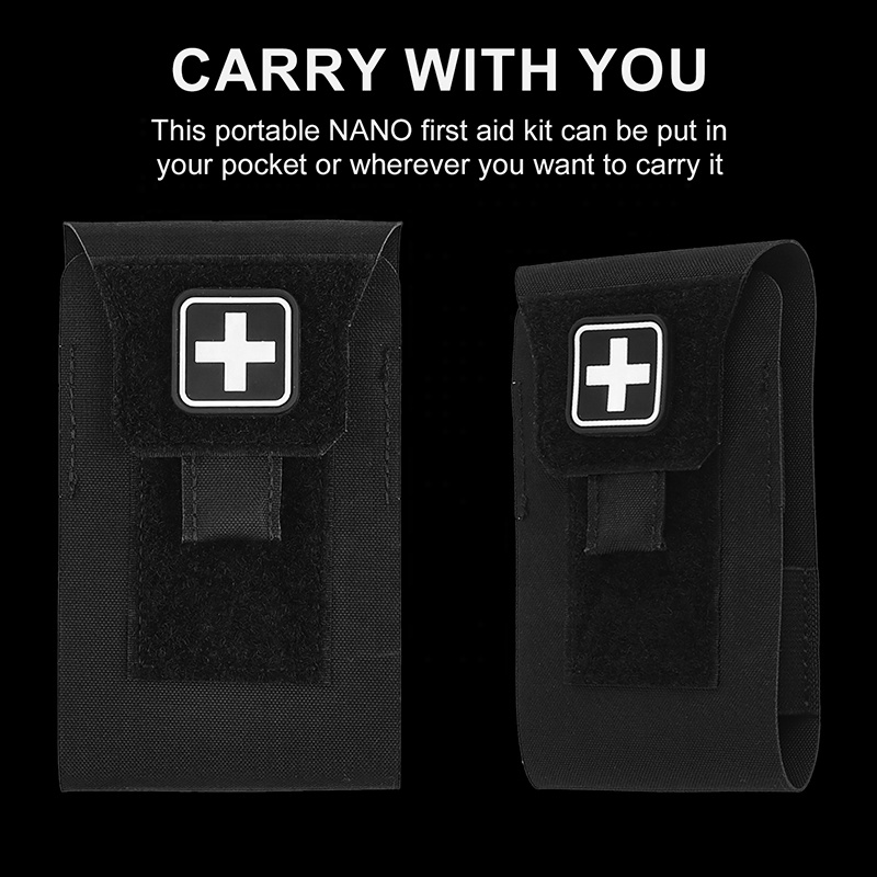 小型トラウマポーチ コンパクトな空のEDC救急保管バッグ ポ - Edc Able Carry のレビューと価格