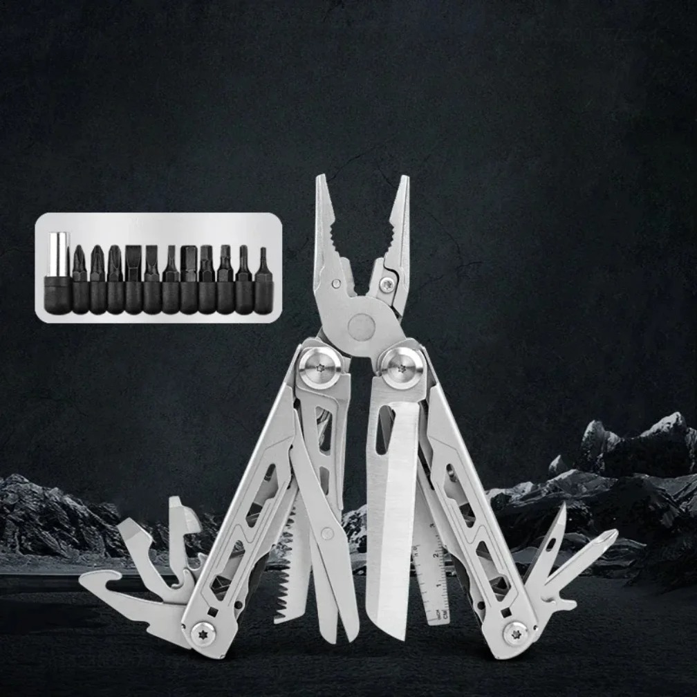 30種類の機能が備わった、屋外用折りたたみ式EDC戦術プライ - Edc Carry Pliers のレビューと価格