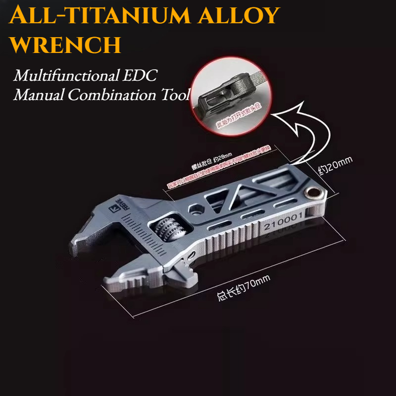 TC4 オールチタン合金レンチとプライヤー革新的なミニ多機能 - Edc Carry All のレビューと価格