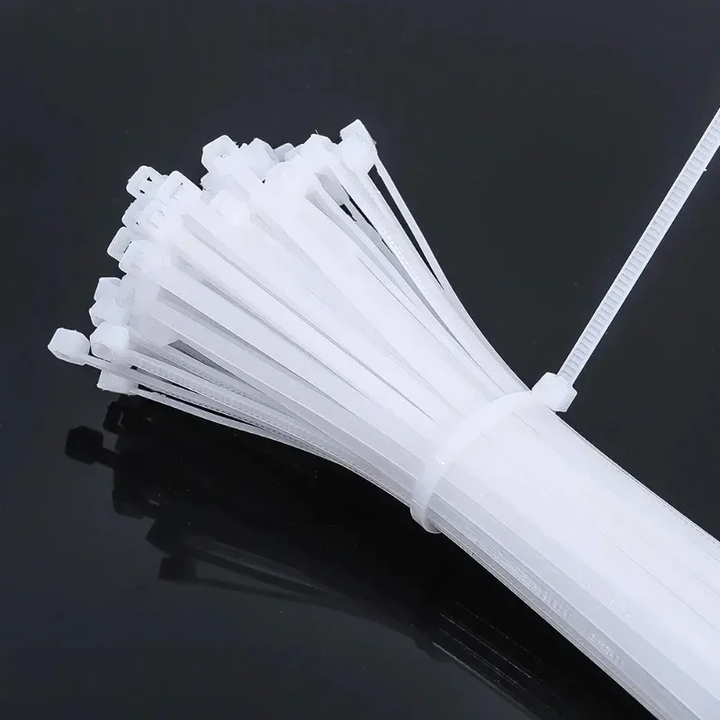 200/100 個ナイロンケーブルタイ調整可能なセルフロック - Gear Tie Reusable のレビューと価格