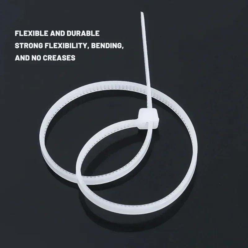 200/100 個ナイロンケーブルタイ調整可能なセルフロック - Gear Tie Reusable のレビューと価格