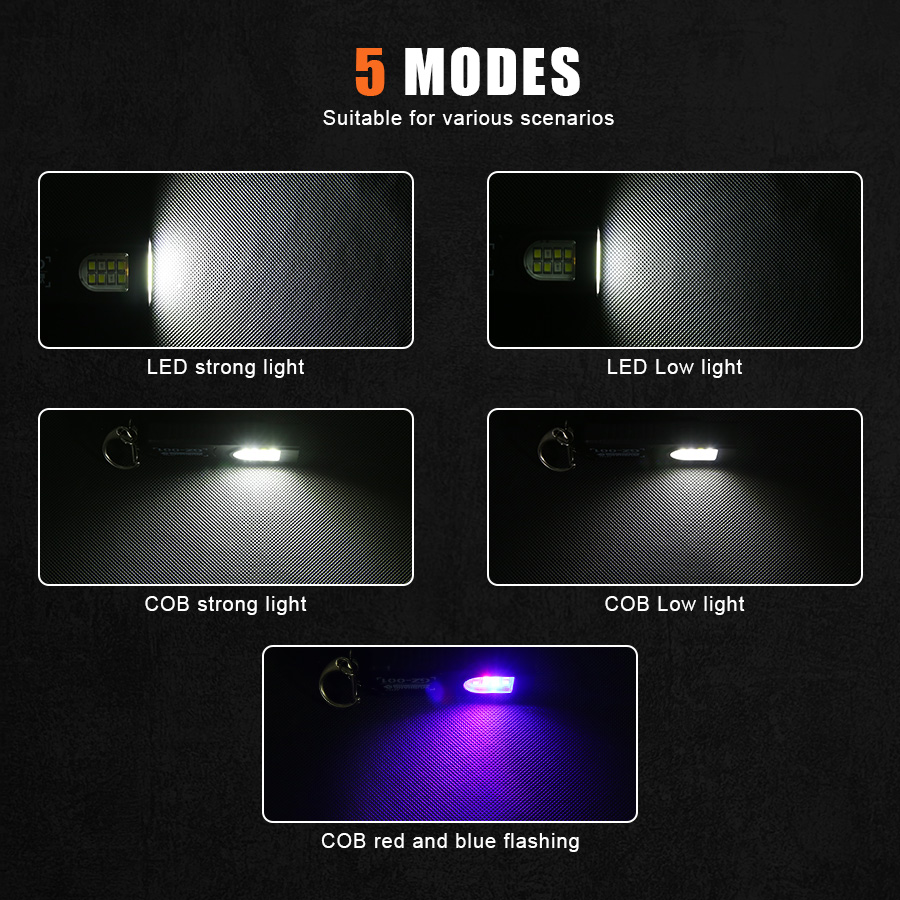 多機能キーホルダー懐中電灯 USB 充電式ミニ懐中電灯 CO - Keychain Flashlight のレビューと価格