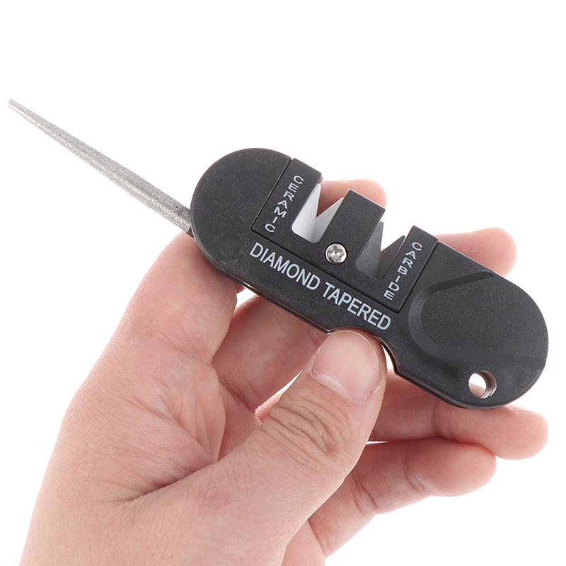 新しい # 携帯用タングステンセラミックカーバイドナイフ砥石 - Pocket Knife Ceramic のレビューと価格