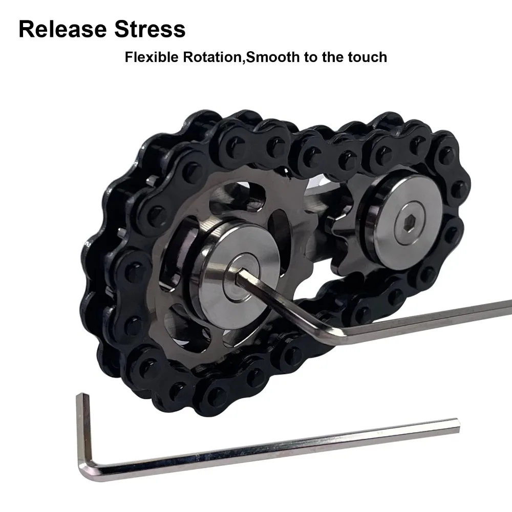 スプロケットフライホイール指先ジャイロフィジェットスピナー抗 - Fidget Spinner Bearing のレビューと価格