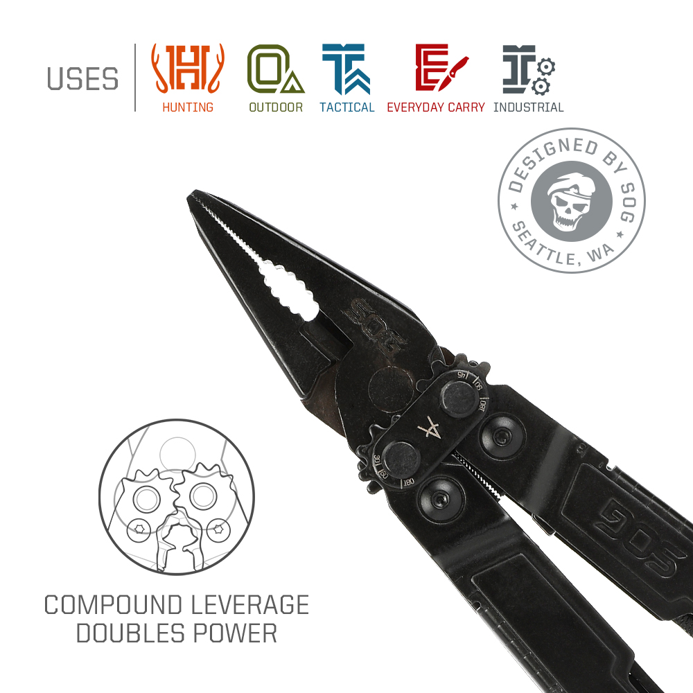 SOG PowerAccess 18in1 ポケットマルチツ - Edc Carry Pliers のレビューと価格