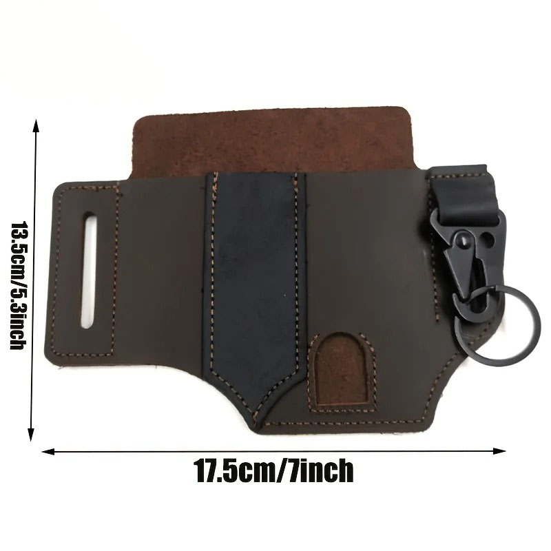 PUレザーEDCベルトマルチツールシース、ペンホルダー付きポ - Edc Carry Belt Leather のレビューと価格