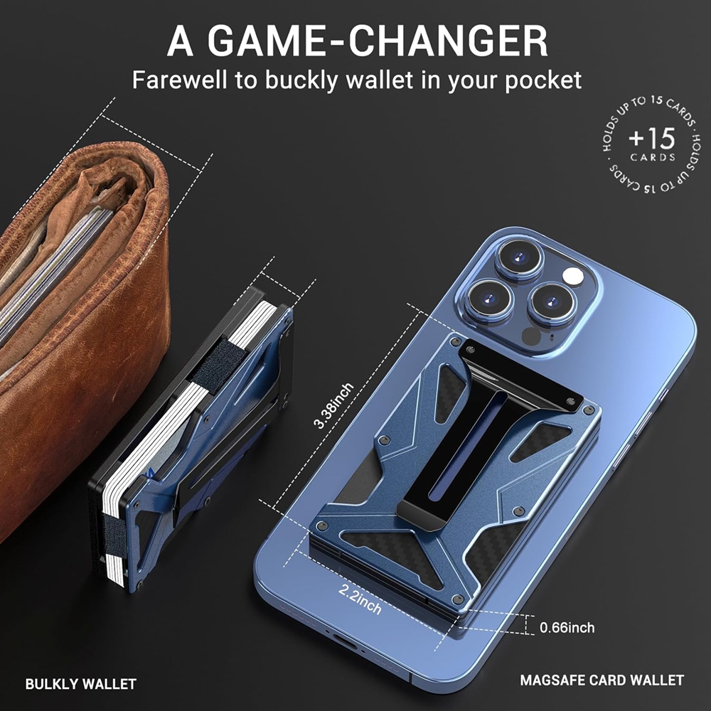Apple MagSafe対応 マグネット式スマホウォレット - Money Clip Magnetic のレビューと価格
