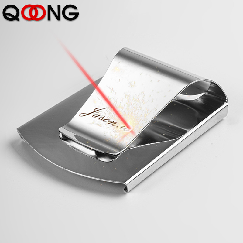 QOONG カスタムレタリングステンレス鋼 3 色スリム洗練 - Money Clip Magnetic のレビューと価格