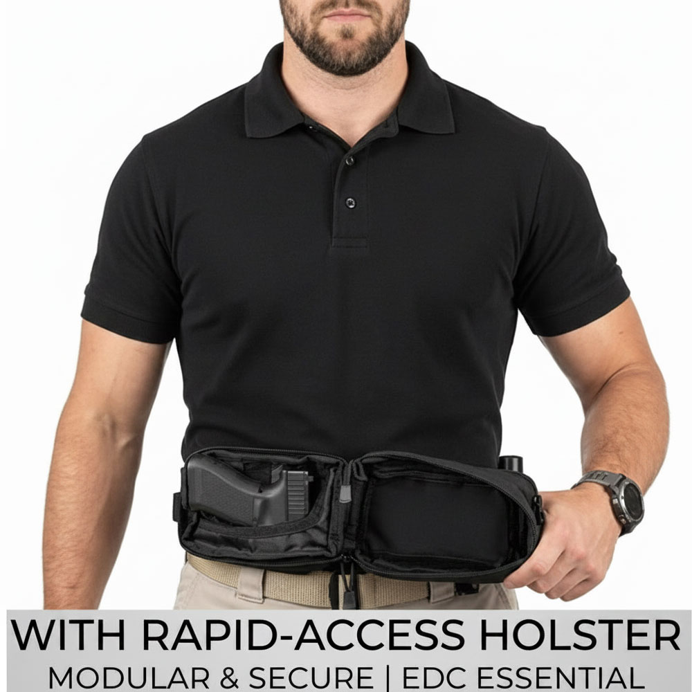 タクティカルピストルバッグ、銃用バッグ、隠しホルスター付き、 - Edc Concealed Carry Holster のレビューと価格