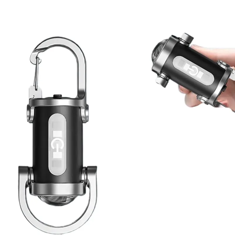 800LM EDC COB ワークライトトーチ超高輝度充電式 - Keychain Flashlight のレビューと価格