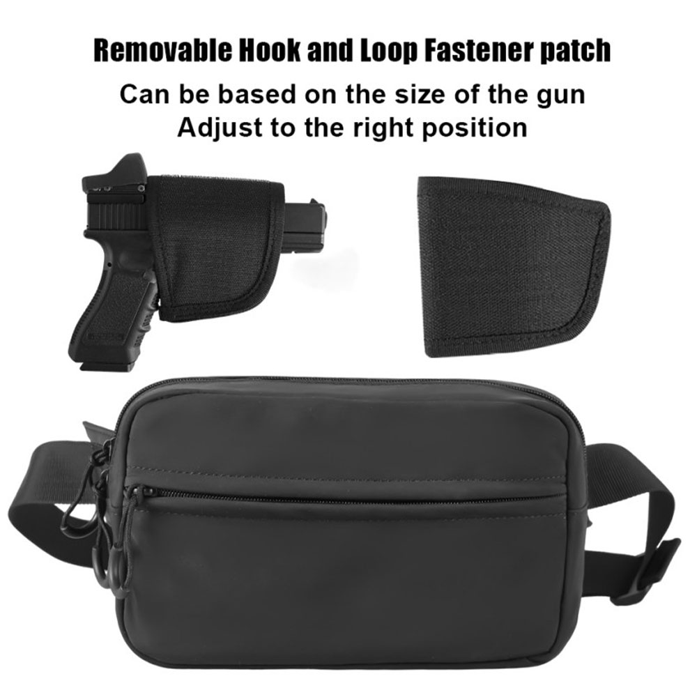 ガンバッグ 隠し携帯用ウエストバッグ タクティカルファニーパ - Edc Concealed Carry Holster のレビューと価格