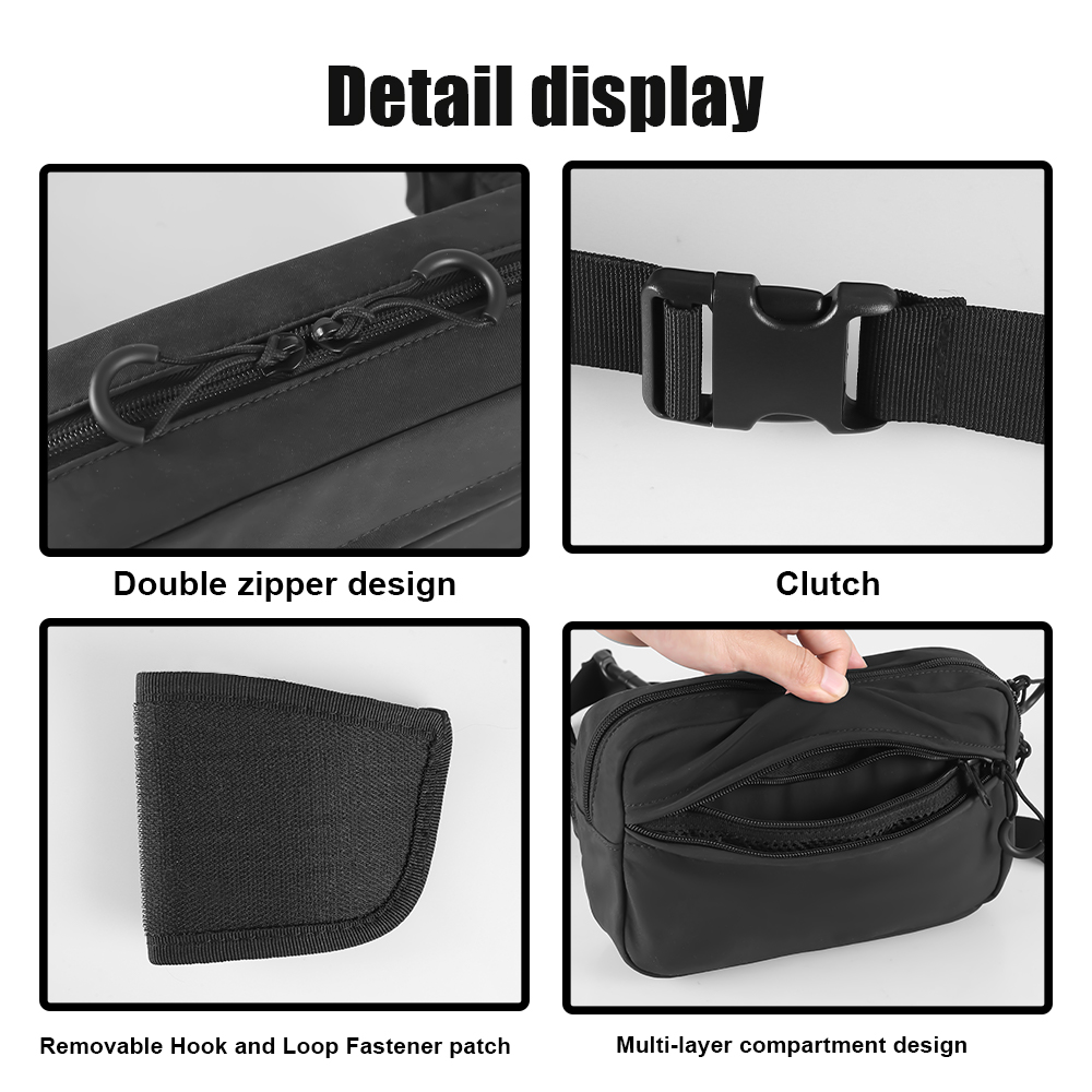 ガンバッグ 隠し携帯用ウエストバッグ タクティカルファニーパ - Edc Concealed Carry Holster のレビューと価格
