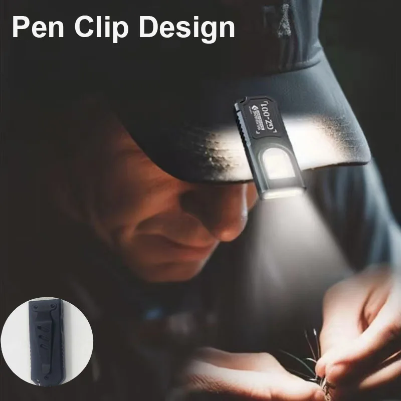 強力なミニCOB LEDキーホルダー懐中電灯、USB C充電 - Keychain Flashlight のレビューと価格