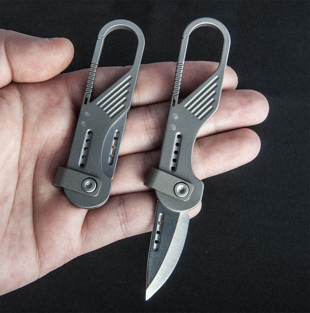 チタン合金キーホルダー ミニ折りたたみナイフ 持ち運びに便利 - Edc Carry Essentials のレビューと価格