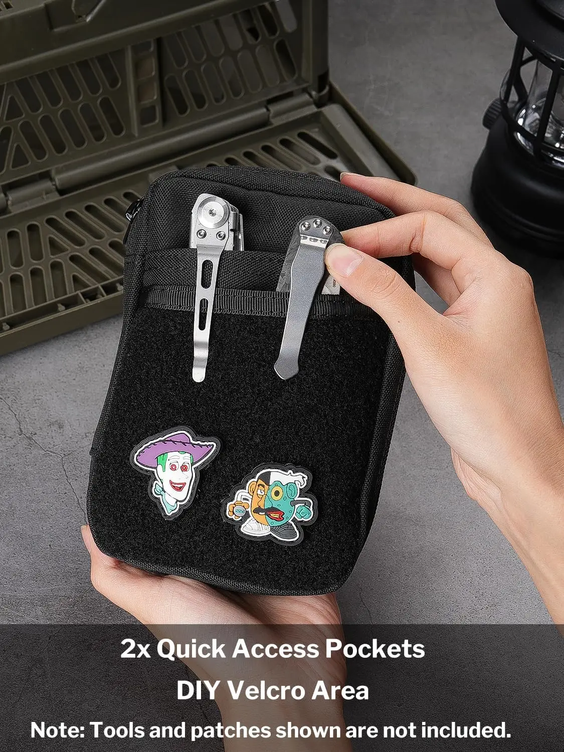 VIPERADE VE32 EDC ポーチ、パッチエリア付き - Edc Able Carry のレビューと価格
