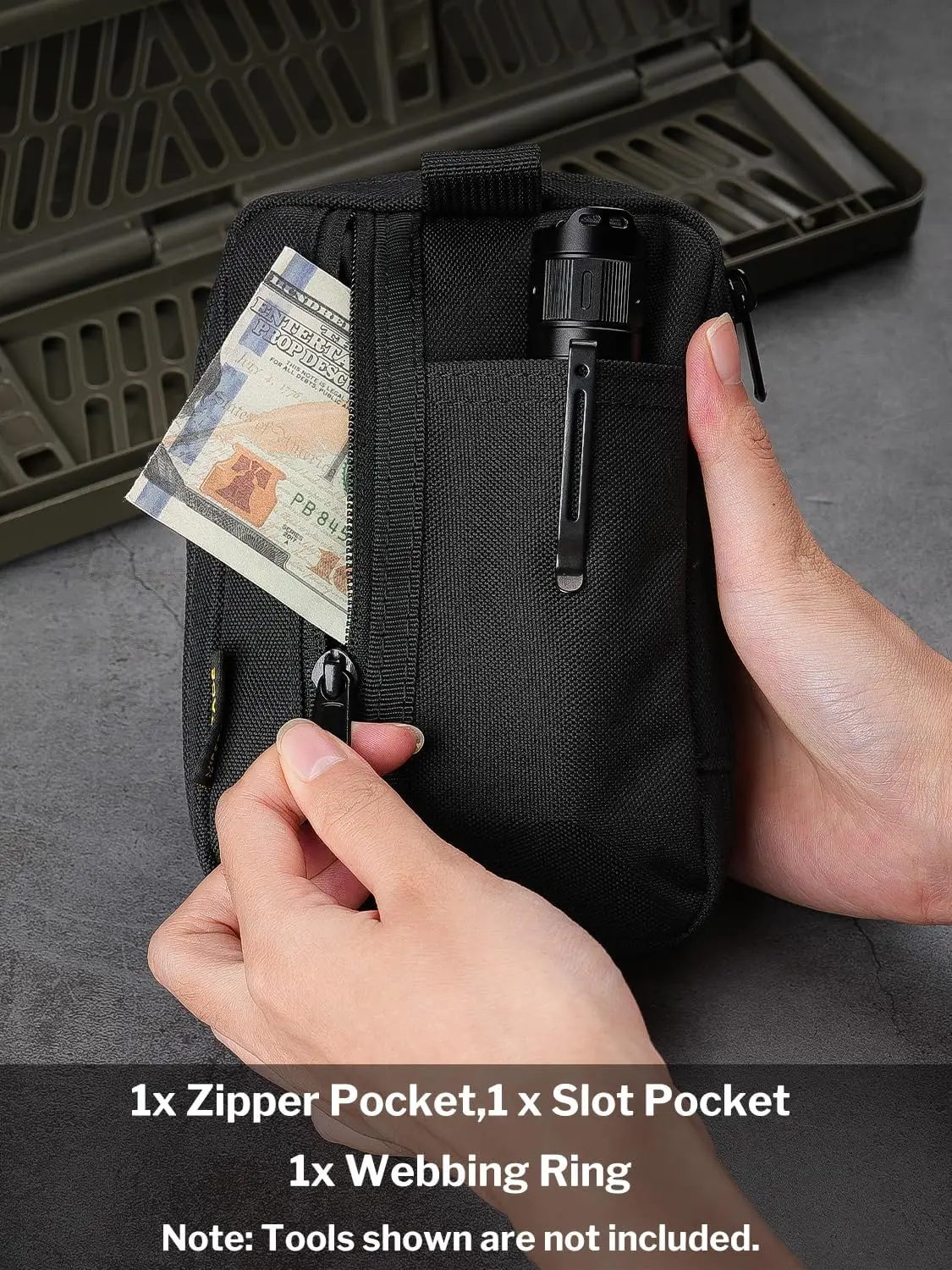 VIPERADE VE32 EDC ポーチ、パッチエリア付き - Edc Able Carry のレビューと価格