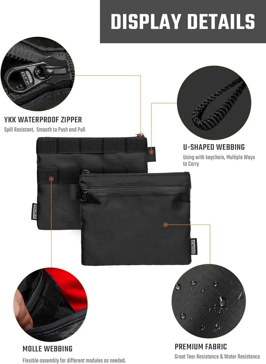 TACTICAL GEEK A14 スリム EDC ポーチ、 - Edc Able Carry のレビューと価格