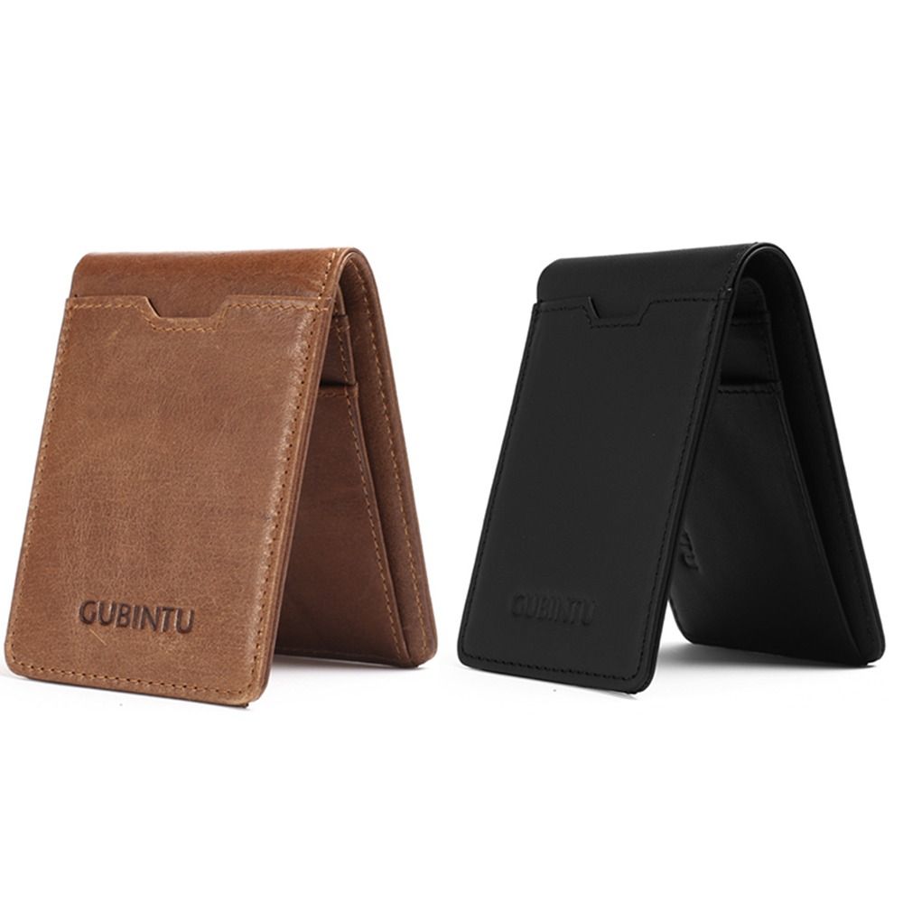 本革製メンズ財布 スリム ヴィンテージ RFIDブロッキング - Money Clip Magnetic のレビューと価格
