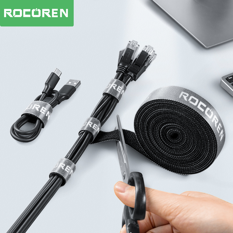 Rocoren ケーブルオーガナイザー 取り外し可能なケーブ - Gear Tie Reusable のレビューと価格