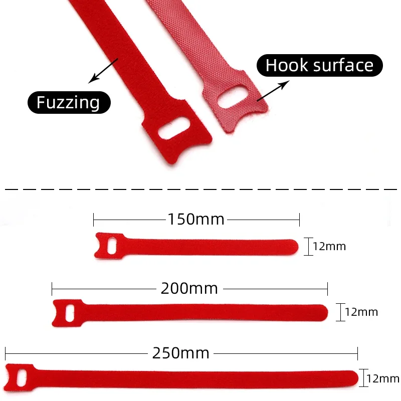 50/100 個リリース可能なケーブルタイプラスチック固定再 - Gear Tie Reusable のレビューと価格