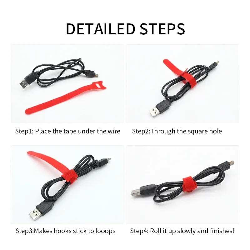 50/100 個リリース可能なケーブルタイプラスチック固定再 - Gear Tie Reusable のレビューと価格