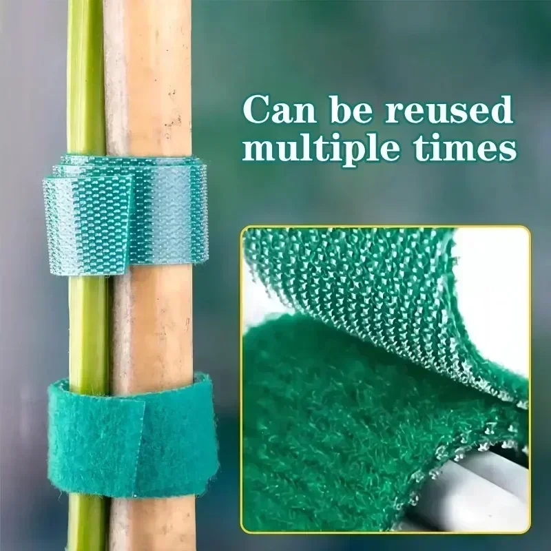 1/100 メートル調整可能な自己粘着植物ナイロンケーブルタ - Gear Tie Reusable のレビューと価格