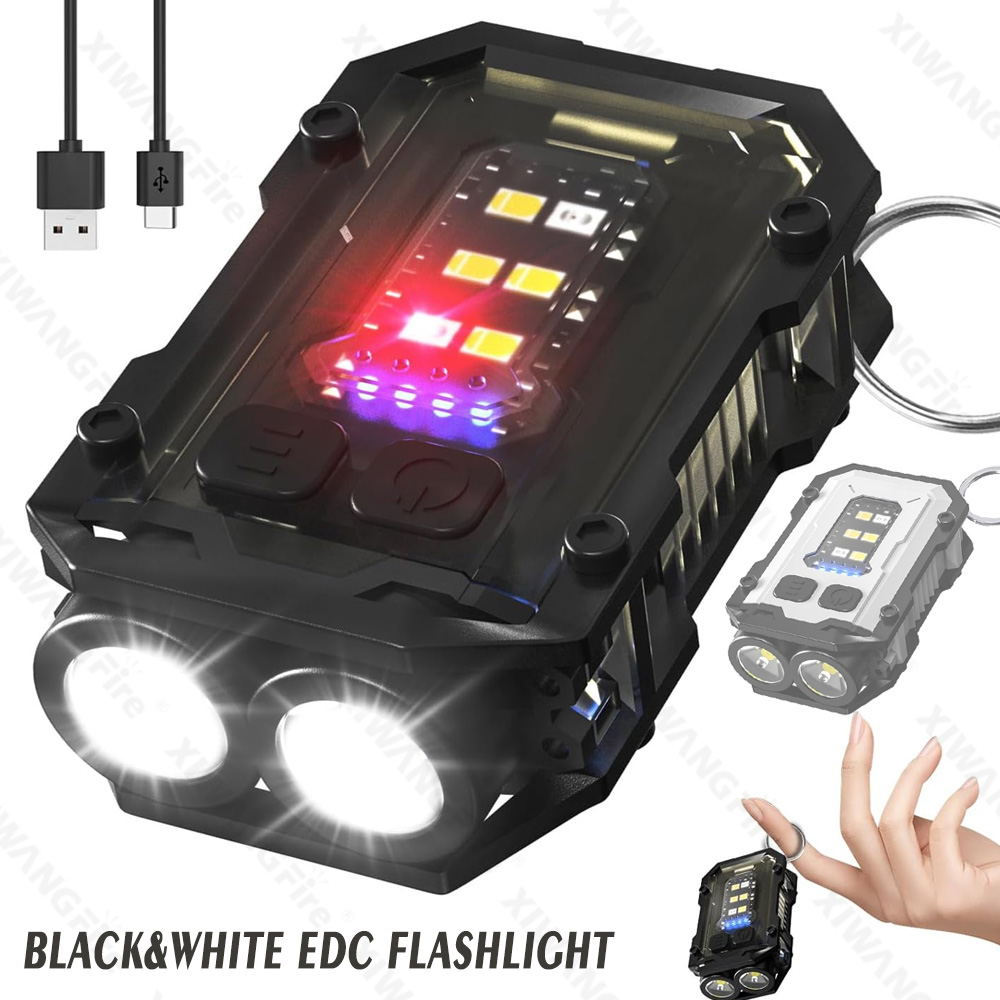 ミニ COB キーホルダー懐中電灯、クリップオン充電式 ED - Keychain Flashlight のレビューと価格