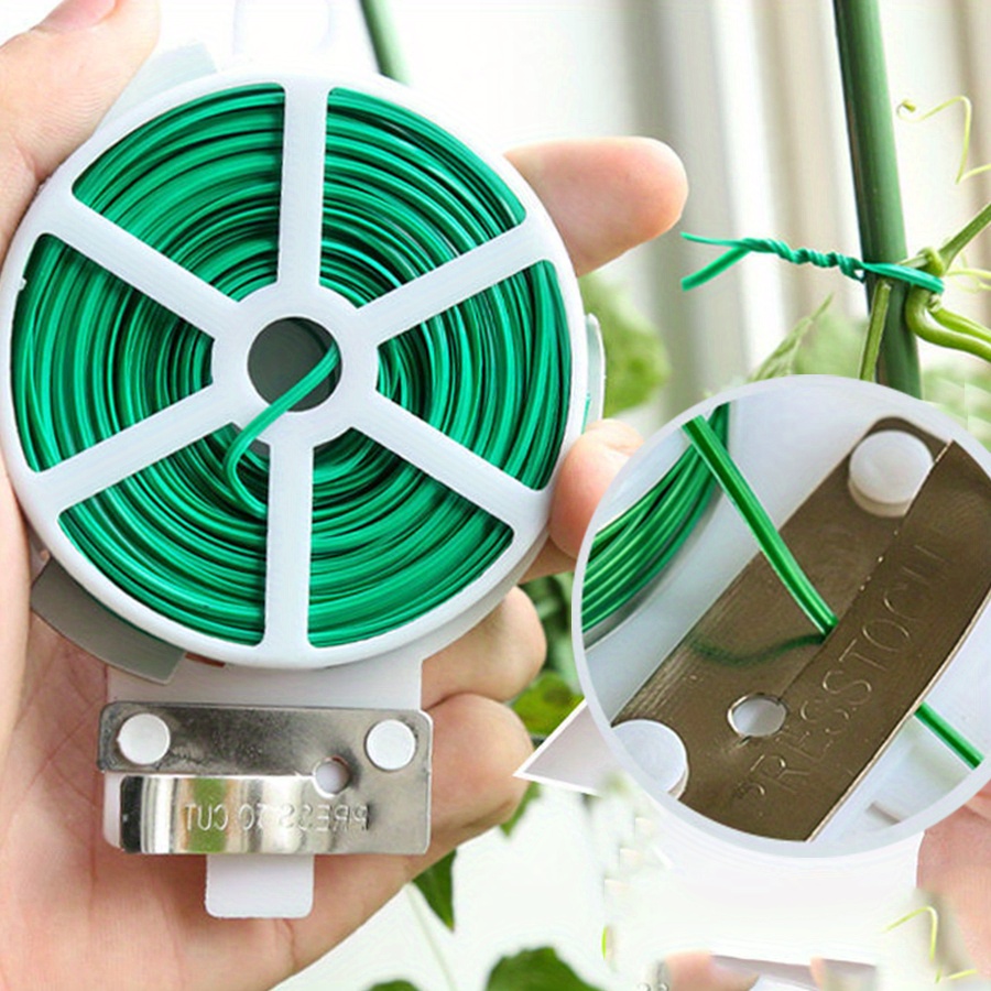 1ロール100メートル多機能プラスチック鋼製ツイストタイ丈夫 - Gear Tie Reusable のレビューと価格