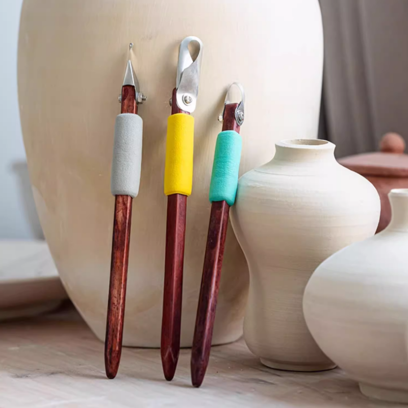 セラミックリングカービングナイフ、木製ハンドル、シングルヘッ - Pocket Knife Ceramic のレビューと価格