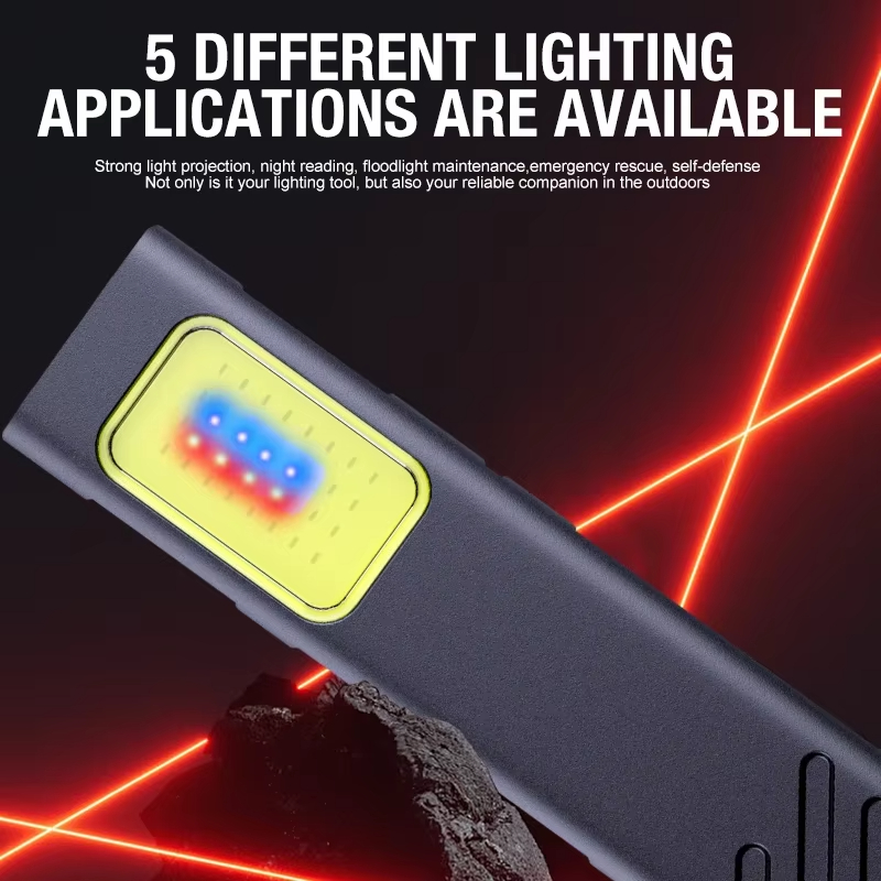 充電式ミニ LED キーホルダー懐中電灯 800LM ポータ - Keychain Flashlight のレビューと価格