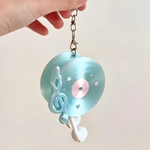 かわいいレコードケーブルオーガナイザー – スターキーホルダ - Cable Winder Keychain のレビューと価格